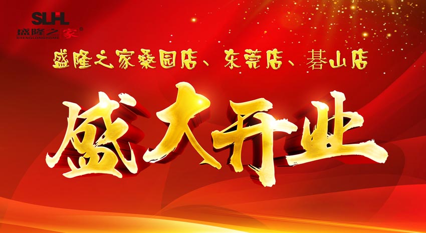 盛隆之家桑园店、东莞店、��山店，同期劲爆开业！
